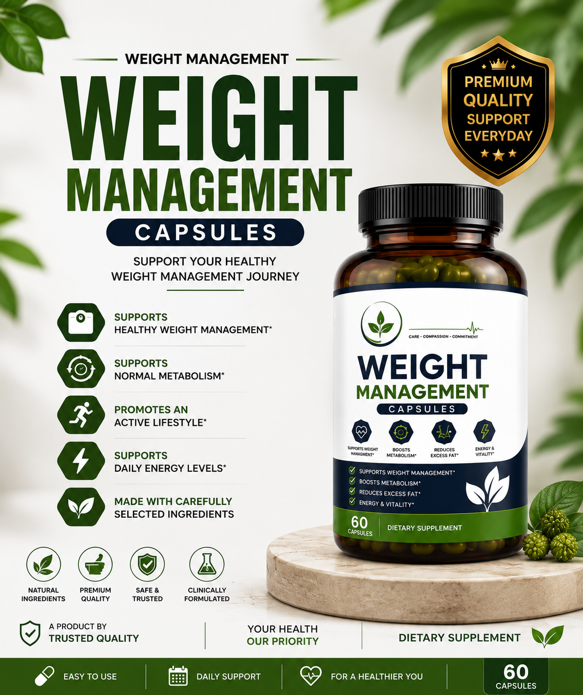 Weight Management Capsules – 60 Capsules