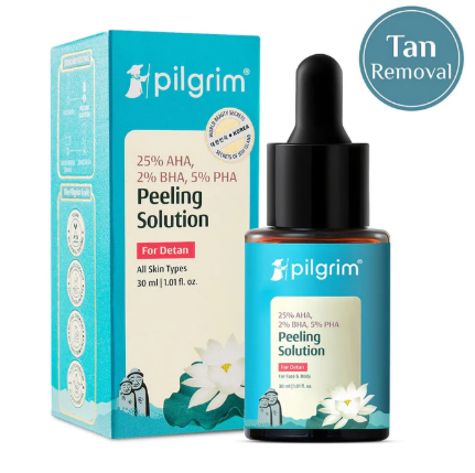 25% AHA + 2% BHA + 5% PHA Peeling Solution | Exfoliating Face Peel for Glowing Skin | 30ml