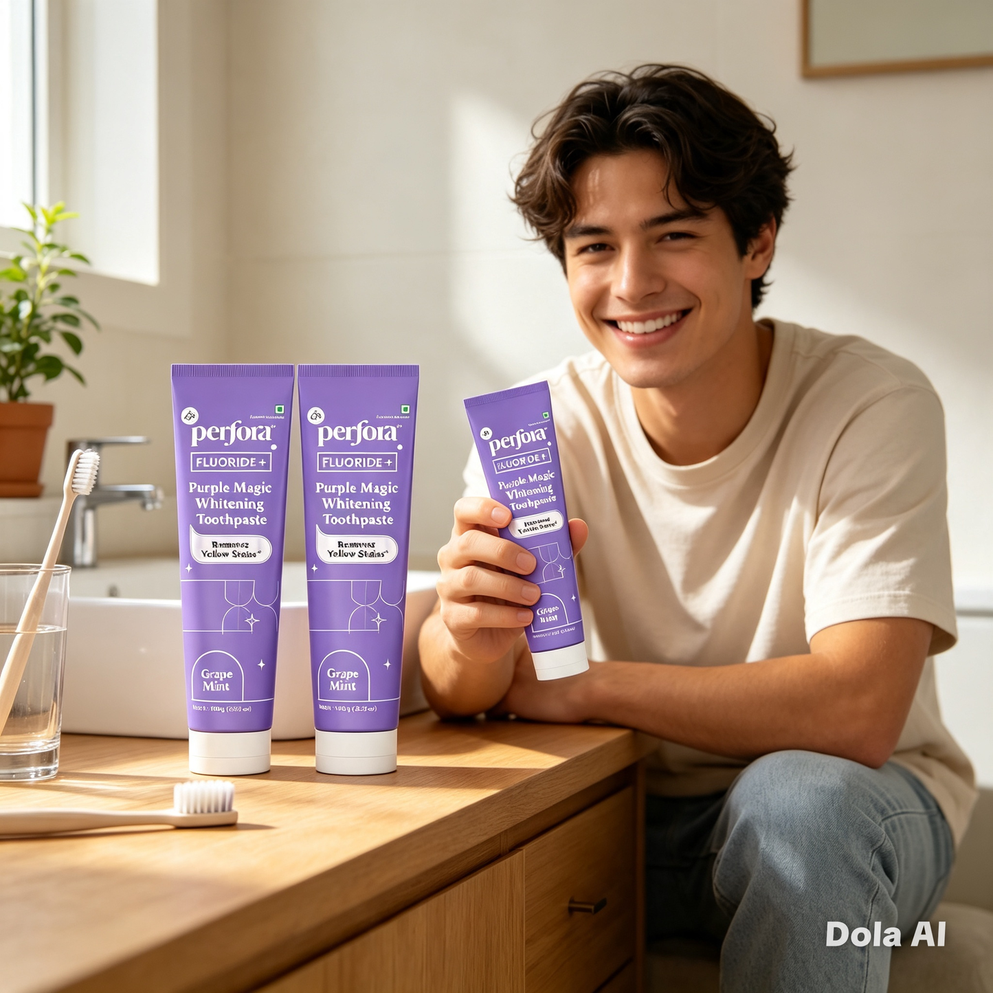 Perfora Purple Magic Whitening Toothpaste
