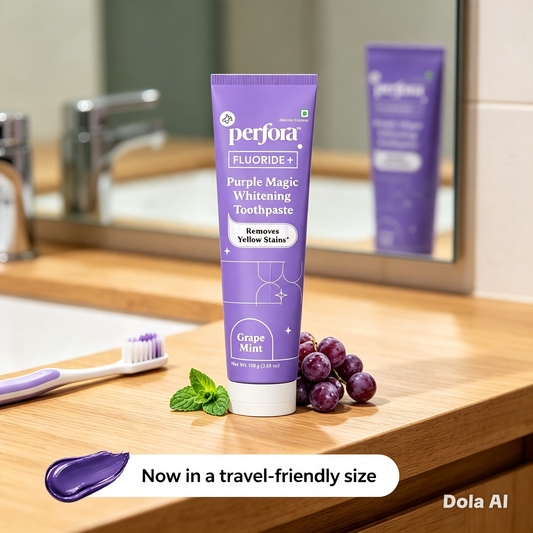 Perfora Purple Magic Whitening Toothpaste