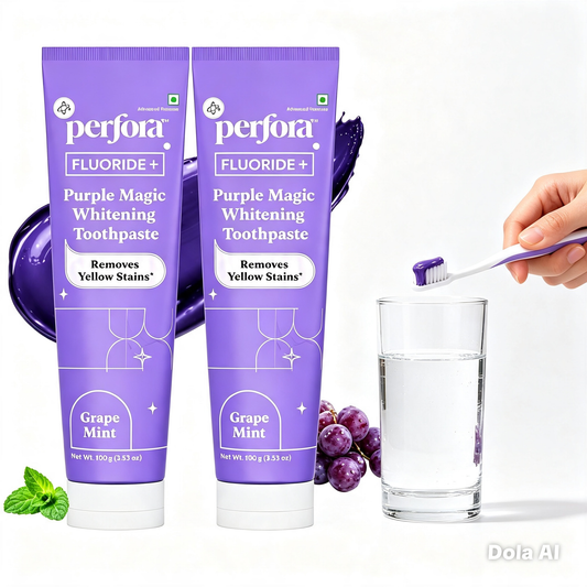 Perfora Purple Magic Whitening Toothpaste