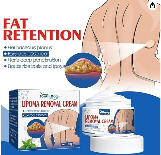 South Moon Lipoma Removal & Body Smoothing Cream - 50g - Herbal Natural Lump & Skin Knot Relief Ointment for Neck & Body
