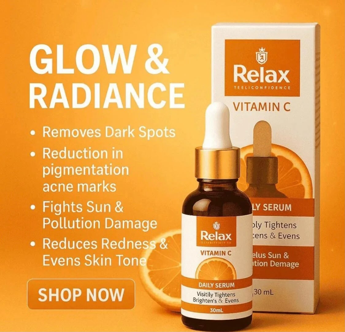 Relax Vitamin C Daily Serum – Brightening &amp; Glow Serum